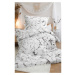 Čierno-biele obliečky na jednolôžko z mikroplyšu 140x200 cm – Jerry Fabrics