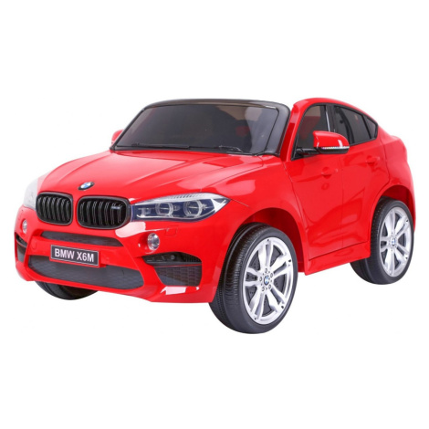 mamido  Elektrické autíčko BMW X6 M dvojmiestne XXL červené