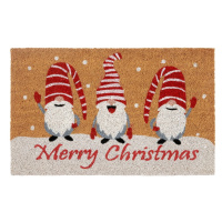 Rohožka s vianočným motívom z kokosového vlákna 40x70 cm Christmas Gnomes – Hanse Home