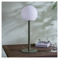 Vonkajšia stolová lampa Lindby Eleia LED, dobíjateľná batéria
