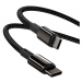 Dátový kábel Baseus Tungsten PD USB typ-C na USB typ-C 2,0 m 100W čierny