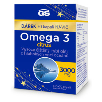 GS Omega 3 citrus 100 + 70 kapsúl NAVYŠE