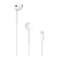 Originál slúchadlá Apple EarPods Lightning - Biele, MMTN2ZM/A