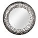 LuxD Dizajnové nástenné zrkadlo Mauricio II  strieborné  x  25752