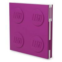 LEGO® Zápisník s gelovým perom ako klipom - fialový