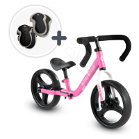 Balančné odrážadlo skladacie Folding Balance Bike Pink smarTrike ružové z hliníka s ergonomickým