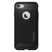 Silikónové puzdro Spigen Rugged Armor pre Apple iPhone 5/5s/se čierne