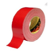 3M 389 Textilní lepicí páska 25 mm x 50 m, červená