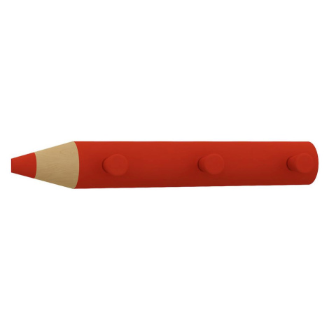 Vešiak V Tvare Ceruzky Š: 37cm, Červený Möbelix