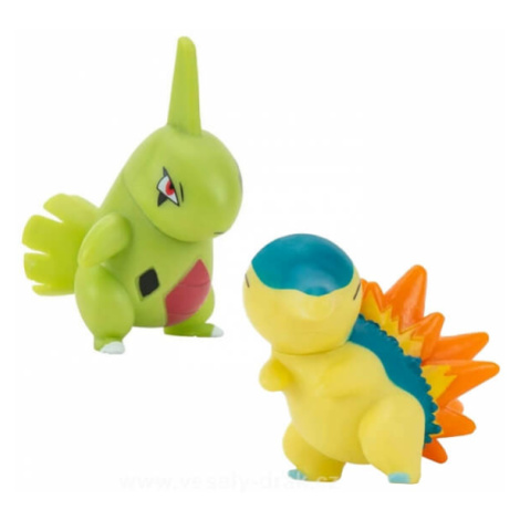 BOTI Pokémon akčné figúrky Larvitar a Cyndaquil 5 cm