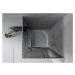 MEXEN/S - Rio štvorcový sprchovací kút 90 x 90, grafit, chróm + vanička Rio 860-090-090-01-40-45