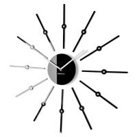 Moderné nástenné hodiny Shiny sticks Flex z44 1-0-x, 60 cm