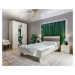 NABBI Salernes 160 manželská posteľ s roštom pino aurelio / madagascar / nelson