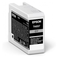 Epson T46S7 C13T46S700 sivá (gray) originálna cartridge