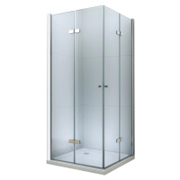 MEXEN/S - LIMA sprchovací kút 90x80, transparent, chróm 856-090-080-02-00