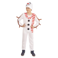 Detský kostým snehuliak s čiapkou a šálom (M) e-obal