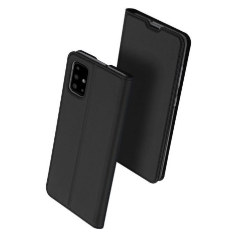 Oppo A74 4G / A95 4G / Reno6 Lite, puzdro s bočným otváraním, stojan, Dux Ducis, čierna