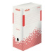 Esselte Archívny box Speedbox 150mm biely/červený