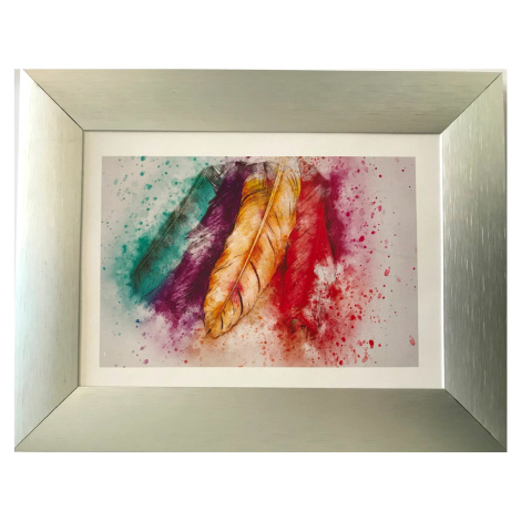 Bondecor Hliníkový fotorám, lišta šírka 30 mm, strieborný, 21 x 29,7 cm