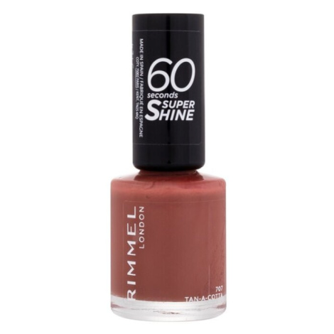 RIMMEL LONDON 60 Seconds Lak na nechty 707 Tan-A-Cotta 8 ml