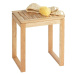 Kúpeľňová stolička z orechového dreva Wenko Norway