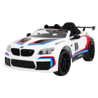 mamido Elektrické auto BMW M6 GT3 2 x 45W biele