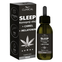 CLINICAL Sleep konopný olej + chmeľ + melatonín 10 ml