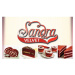 Sandra Velvet zmes na výrobu liatych hmôt s červenou farbou (0,5 kg) 5215 dortis - dortis
