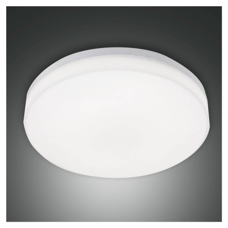 Vonkajšie stropné LED svetlo Trigo, snímač, biela Fabas Luce
