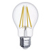 Emos Z74270 LED žiarovka Filament A60 D 8W E27 teplá biela