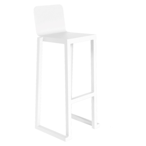 Barová stolička Barcino biela