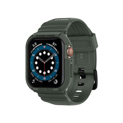 Spigen kryt Rugged Armor Pro pre Apple Watch 4/5/6/7/8/SE 44/45mm - Military Green