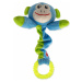 Hračka Let´s Play Junior opica modrá 30cm