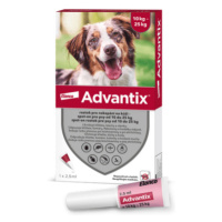 ADVANTIX Spot-on pre psy od 10 do 25 kg 2,5 ml