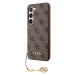 Guess 4G Charms Zadný Kryt pre Samsung Galaxy S23 Brown