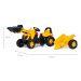 Šlapací traktor JCB s lyžicou a prívesom Rolly Toys 023837