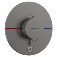 Sprchová batéria Hansgrohe ShowerSelect Comfort S bez podomietkového telesa kartáčovaný čierny c