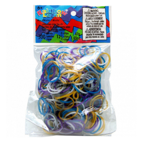 Rainbow Loom detské gumičky metalízový mix 21090