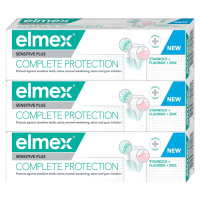 ELMEX Sensitive Plus Complete Protection zubná pasta 3 x 75 ml