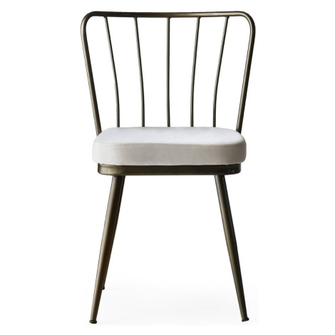 Sivé kovové jedálenské stoličky v súprave 2 ks Yildiz – Kalune Design
