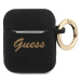 Obal Guess GUA2SSSK AirPods cover black Silicone Vintage Script (GUA2SSSK)