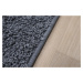 Kusový koberec Color Shaggy šedý čtverec - 150x150 cm Vopi koberce