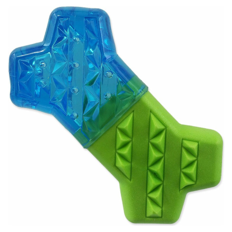 Hračka Dog Fantasy Kosť chladiaca zeleno-modrá 13,5x7,4x3,8cm
