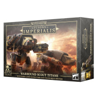 Games Workshop Horus Heresy:  Warhound Scout Titans with Turbo-Laser Destructors and Vulcan Mega