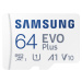 Samsung MicroSDXC 64GB EVO Plus+SD ada 130mb/s
