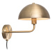 Nástenná lampa v zlatej farbe Leitmotiv Bonnet, výška 25 cm