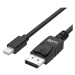 Kábel DisplayPort(male) na DisplayPort Mini(male,1.1a),1,5,čiern