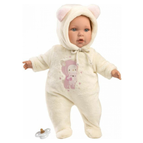 Llorens 14208 Baby Julia realistická bábika bábätko s mäkkým látkovým telom 42 cm