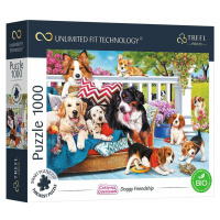 Trefl Prime puzzle 1000 UFT - Nálož roztomilosti: Psie priateľstvo