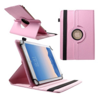 Univerzálne puzdro na TabletPC, puzdro na priečinky, 9-10", stojan, otočné (360°), ružové